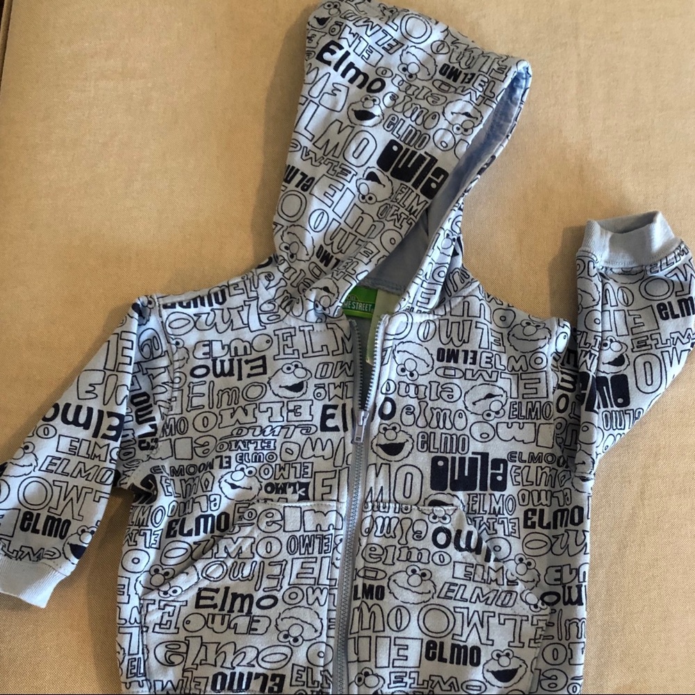 Sesame Street Elmo zip up jacket